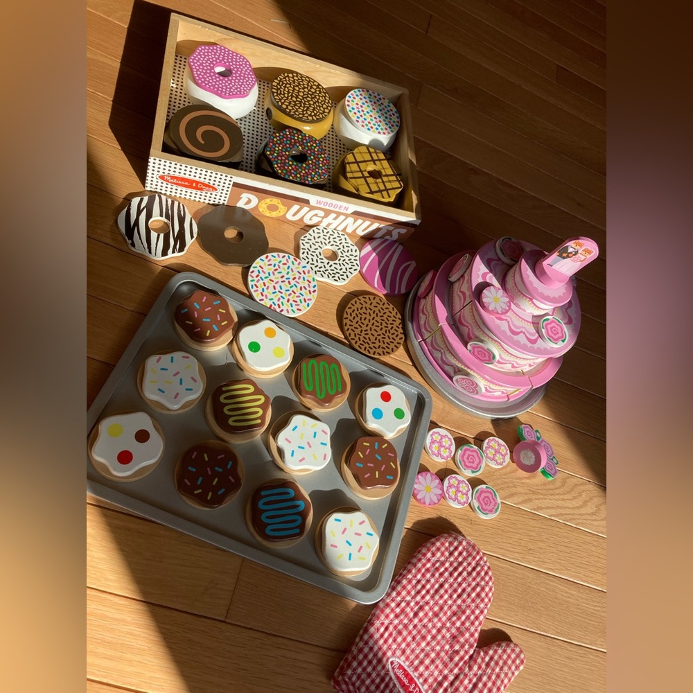 Melissa & Doug - 3 Velcro Food Sets